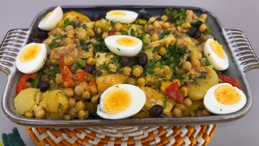 Bacalhau com Grão-de-Bico O Prato Elegante e Delicioso Que Vai Impressionar!