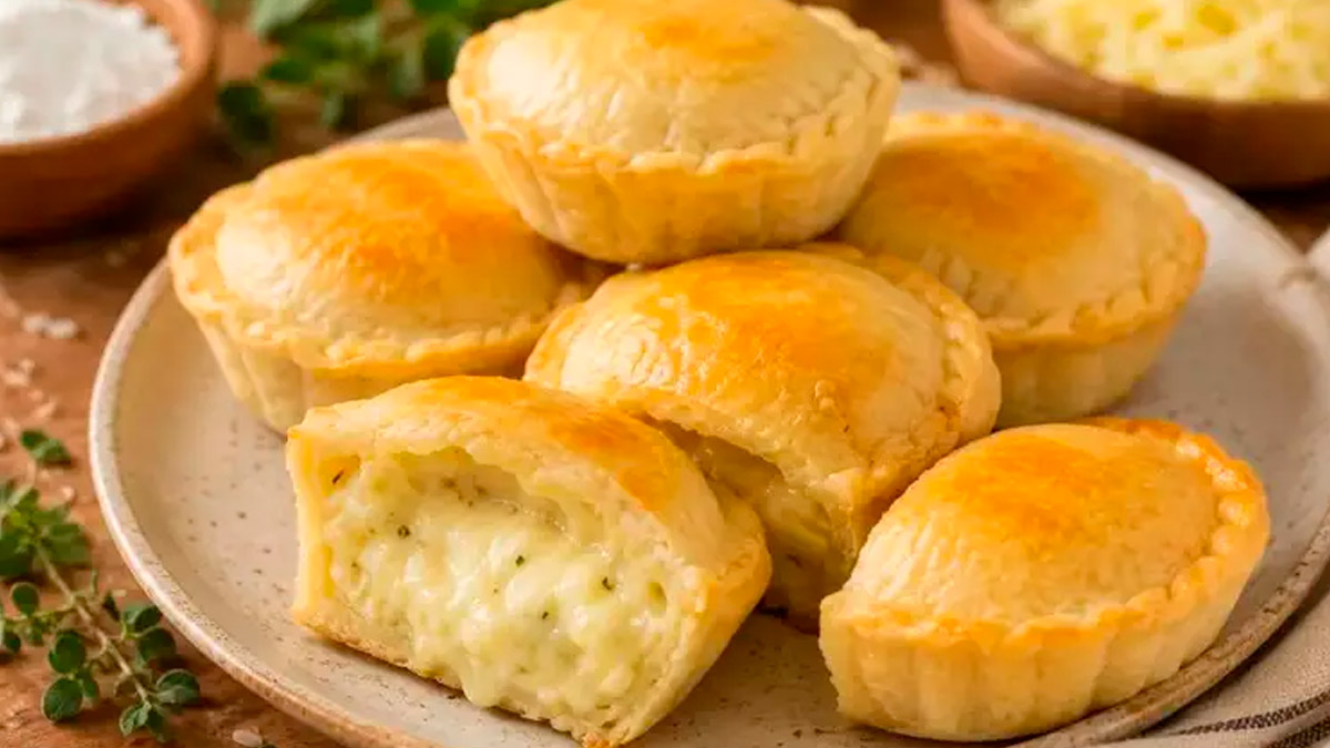 Receita Empadinha de queijo sem glúten